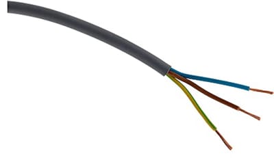 Elektrische Voedingskabel H05VV-F 3G1.5mm² - 25m - Slijtvast en Vochtbestendig - Voor Huishoudelijke Apparaten