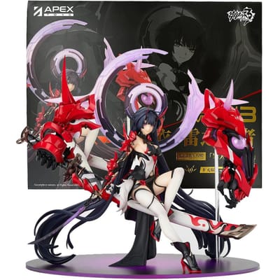 19CM Anime Honkai Figuur Impact Raiden Mei Thunder Herrscher Sinner's Elegy ver Game Model Speelgoed Verzameling Actiefiguur PVC With box