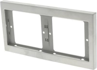 Berker K5 Inbouw Afdekplaat - 2-voudig Horizontaal - RVS