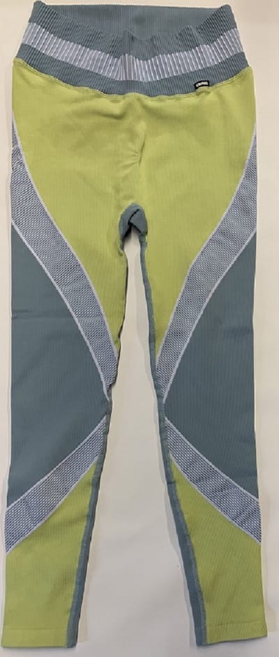 Stronger - Sportlegging - Lively Seamless Tights - Dames - Groen Blauw - Maat L