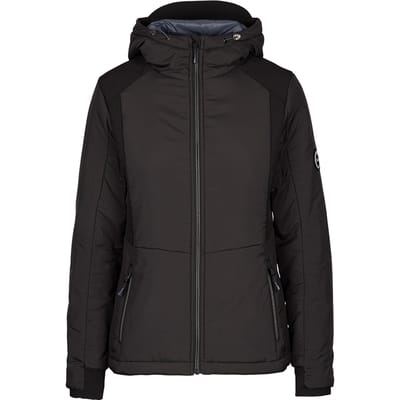 Trespass Dames/Dames Courtney DLX gewatteerd jack (Zwart)