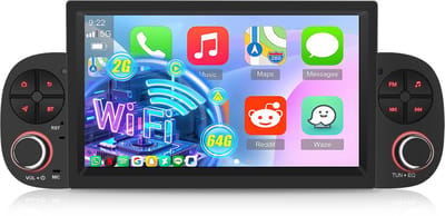 Hexinex Autoradio - Geschikt Voor Fiat Panda 312 (2012-2024) - 2+64GB CARPLAY FM RDS