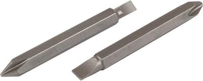 wolfcraft - Dubbele bitset, sleuf/kruiskop (PZ), 2-dlg. - 2408000