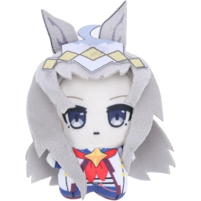 Uma Musume Pretty Derby Oguri Cap Pluche Speelgoed Zacht Knuffeldier Speelgoed Anime Race Meisje Schattig Verzamelspeelgoed Cadeau Voor Kinderen Fans 10cm wit