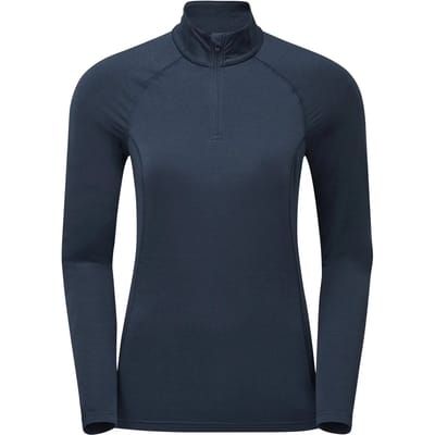 Montane Dart Xt Half Rits Lange Mouw T-shirt Blauw S Vrouw