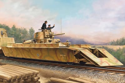 HobbyBoss Modelbouwpakket Militaire voertuigen - 82936 German Panzerträgerwagen Plastic - 1:72 - Modelbouw