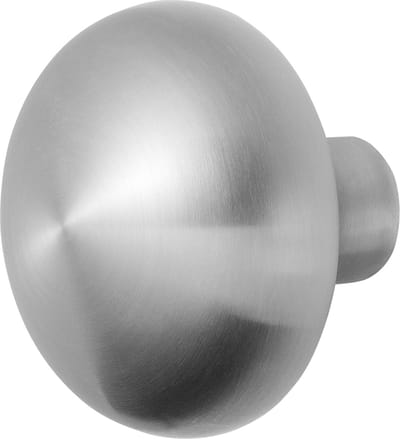 Deurknop - RVS geborsteld - RVS - GPF - GPF9957.09 Paddenstoel knop S1 RVS geborsteld draaibaar 65mm incl. krukstift