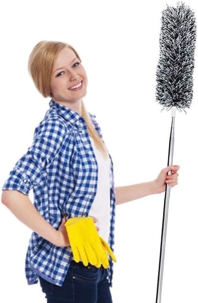 Uitschuifbare Microvezel Duster met Telescoopstang voor het Reinigen van Plafondventilatoren, Jaloezieën en Meer