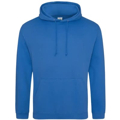 Just Hoods College Hoodie JH001 - Sapphire Blue - L