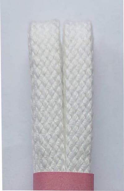 Strickers Veter - Wit - Plat - Lengte 90 cm - Breedte 7 mm - Schoenveter