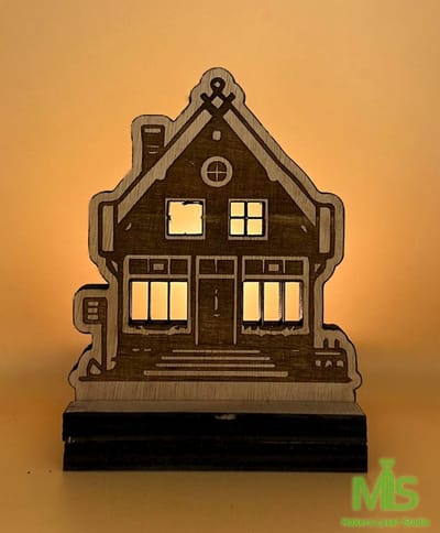 Houten Mini Huizen, theelichthouder,kerst huizen, DIY Huis Blank, DIY Huis Decoratie, kerst decoratie Hout Craft Supplies/ amsterdamse huizen/ suvenier/houten huisjes/ kerst huisjes