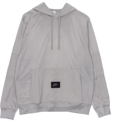 Herenhoodie Dri Fit Fleece Po Hoodie Lt Iron Ore/lt Iron Ore/zwart