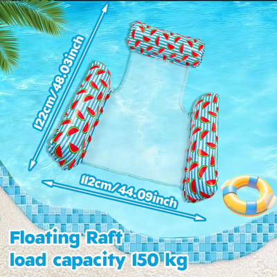 Poolmat XL 4-in-1 - Opblaasbaar met rugleuning - Voor strand en zwembad - Comfortabel relaxen - ShopVlot