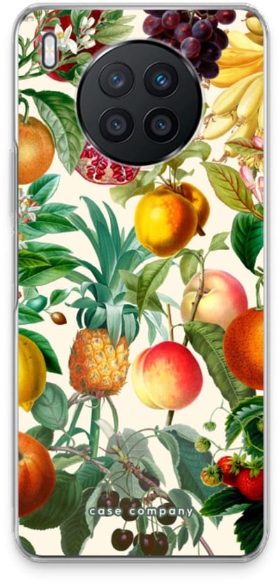 Case Company® - Hoesje geschikt voor Huawei Nova 8i hoesje - Classic Flora - Soft Cover Telefoonhoesje - Bescherming aan alle Kanten en Schermrand