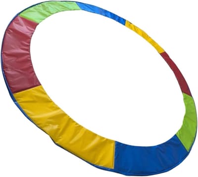 Trampoline Veiligheidsmat - Veerbeschermer Randmat - Veilig Springen - Versterkt Geweven Stof - 10ft - Kleurrijk