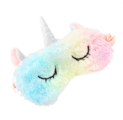 Scoby - Slaapmasker - Unicorn slaapmasker - Fluffy masker - Pastel - Multifunctioneel - One Size - Voor kinderen én volwassenen