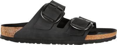 Birkenstock Arizona Dames Slippers Black Narrow-fit | Zwart | Nubuck | Maat 39