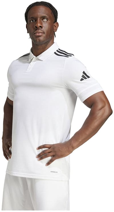 Adidas Squadra 25 Cotton Korte Mouw Poloshirt Wit 2XL / Regular Man