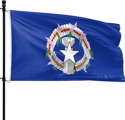 VlagDirect - Noordelijke-Mariaanse vlag - Noordelijke Marianen vlag - 90 x 150 cm.