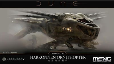 Modelbouwset Ornithopter Harkonnen (Dune) - Gedetailleerd Schaalmodel