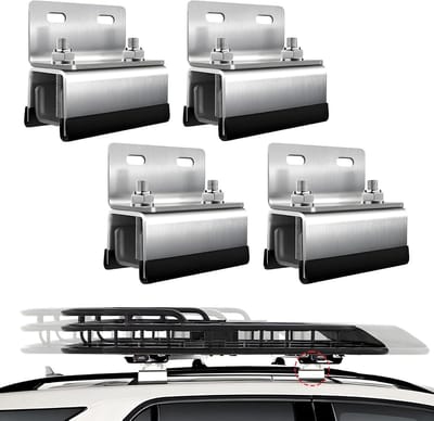Montagekit voor dakdragers - 4 stuks RVS bevestigingsbeugels voor stabiele dakboxen, geschikt voor ProMaster, Boxer, Jumper, Ducato en Movano