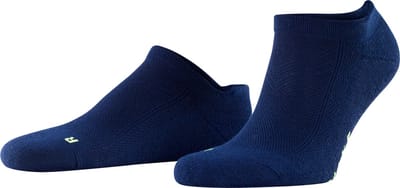 FALKE Cool Kick kort eenkleurig functioneel materiaal sneakersokken enkelsokken unisex blauw - maat 39-41