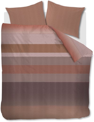 Beddinghouse Theo dekbedovertrek - Tweepersoons - 200x200/220 - Steenrood