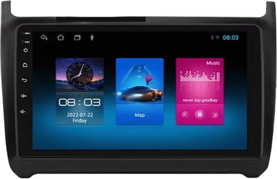 Autoradio met bluetooth - Carplay - Voor VW Polo 5 (2008-2020) - Geschikt voor Apple en Android - Stereo - Navigatie - Navigatiesysteem auto - 1GB 16GB