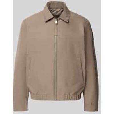 regular fit blouson met labelpatch - Marc O'Polo × DFB Travel collectie