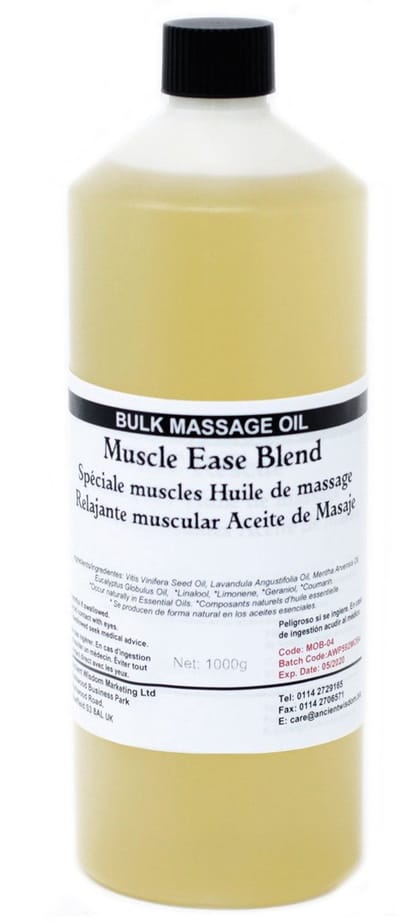 Massage & Bad Olie - 1kg - Spier Ontspanning