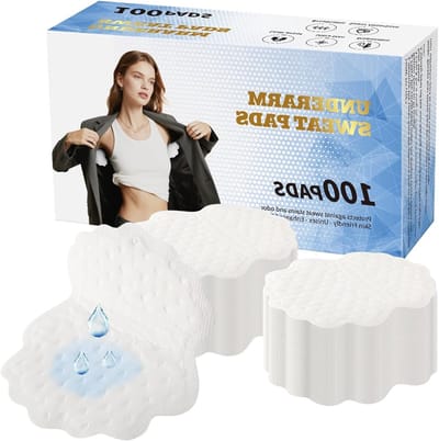 Onderarm Zweetpads 100 Stuks, Ultra Dun en Onzichtbaar - Ademend en Super Absorberend voor Bescherming tegen Zweet tijdens Werk en Bijeenkomsten
