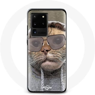 Hoesje voor Samsung Galaxy S20 Ultra Cat met grappige fotokap Dieren