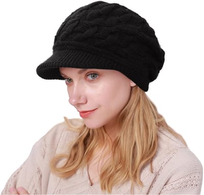 Ynkkvre - Wintermuts - Warme muts - Muts Dames - Beanie - Mutsen - Skimutsen - Universele Maat 50-63cm - Met Fluwelen Binnenvoor - Hoog Elastisch - Wasbestendig