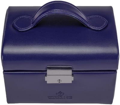 WINDROSE sieradendoos Merino Moda Jewelry Box Dark Blue donkerblauw