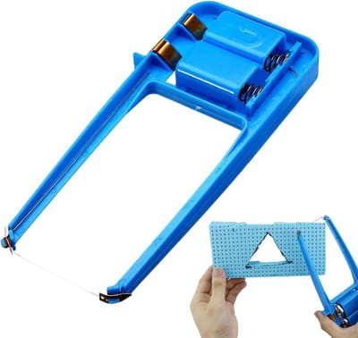 Elektrische Schuimsnijder - Warmdraad Gereedschap - Modelbouw Decoratie - Nauwkeurig Snijden - 19 x 9 cm - Blauw