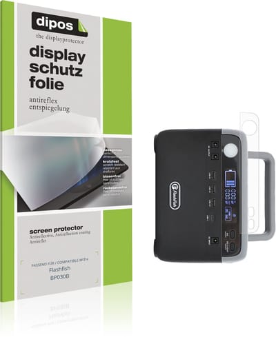 dipos – 2x Matte Beschermfolie geschikt voor Flashfish BP030B | Krasbestendige & antireflecterende Screenprotector Ultra-Thin