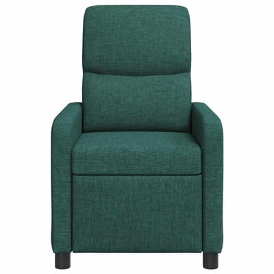 vidaXL - Recliner - Donkergroen - Polyester