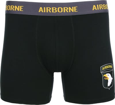 Fostex Garments - Boxershort 101st Airborne (kleur: Zwart / maat: S)