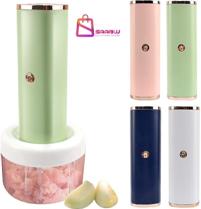 Elektrische Draadloze Hakmolen – Mini Food Chopper 200 ml – Groente- en uienhakker met roestvrijstalen messen – blender – mandoline – groentesnijder – hakmolens – hakmolen electrisch – 76607