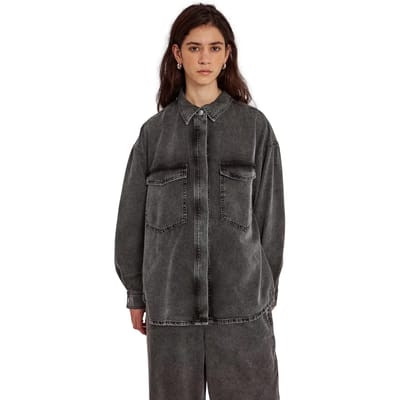 Denim blouse voor dames Norr Caddie