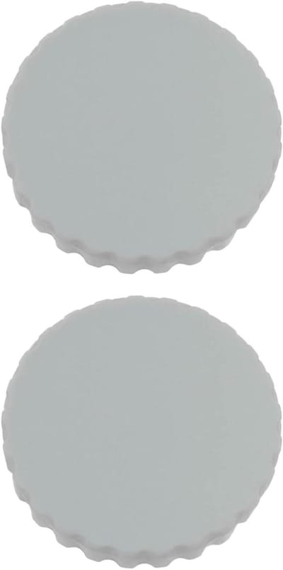 Dailygoods- Winterafdichtingsset Vorstbestendig - 2x Zwembad Winterpluggen - 2x Afdichtingen - Kunststof/Rubber - Afmetingen 9x9x1,1 cm - Zwembadplug