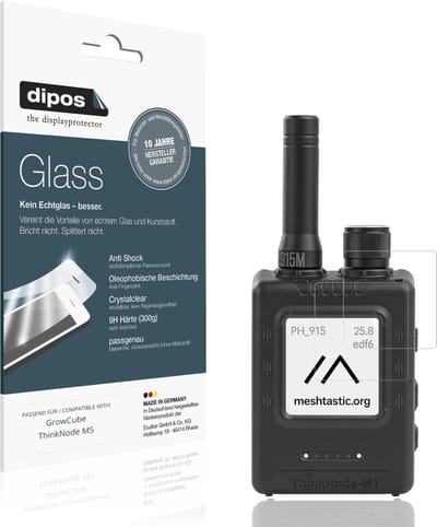 dipos – 2x Pantserfolie geschikt voor GrowCube ThinkNode M5 | 9H Screenprotector