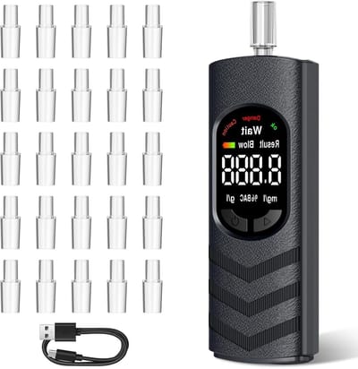 Ademhalingsmasker - Veiligheidsmasker - Stofvrij Werken - Met LCD display - 12.2 x 8.2 cm - Zwart