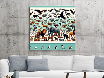 Kunstprint | Wanddecoratie | Dibond | 60 × 60 cm