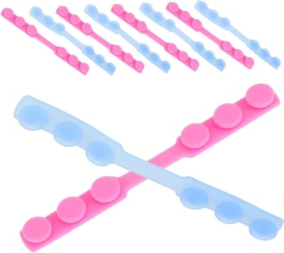 Maskerband Verlengers - Oorbeschermers Clips - Comfortabel Dragen - Verstelbare Clips - 10 Stuks - Diverse Kleuren