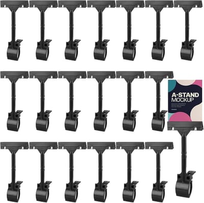 20 stuks prijslabelhouders voor het bevestigen van labels, clip houders voor winkels en producten