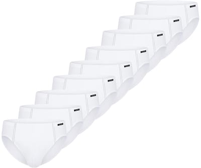 Schiesser Heren slip / onderbroek 9 pack Cotton Essential