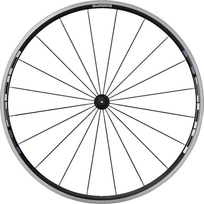 Shimano Wielset R501 28 Inch Qr Aluminium Zwart/rood