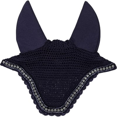 Kentucky Horsewear - Oornetje Wellington stone & pearl soundless donker navy
