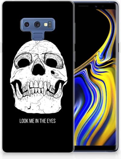 Silicone Back Case Samsung Galaxy Note 9 Skull Eyes